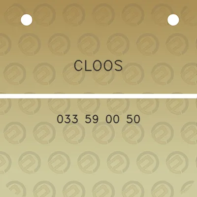 cloos-033-59-00-50