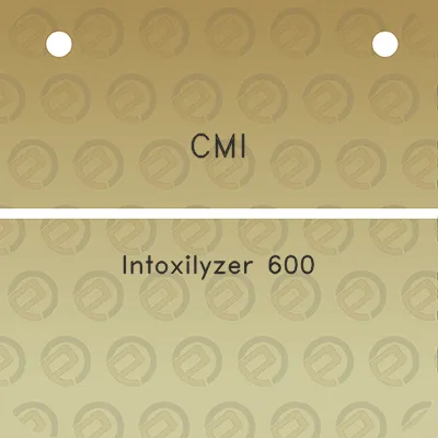 cmi-intoxilyzer-600