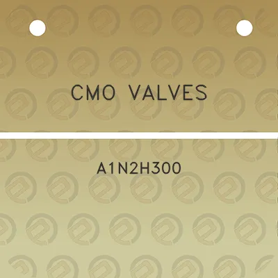 cmo-valves-a1n2h300