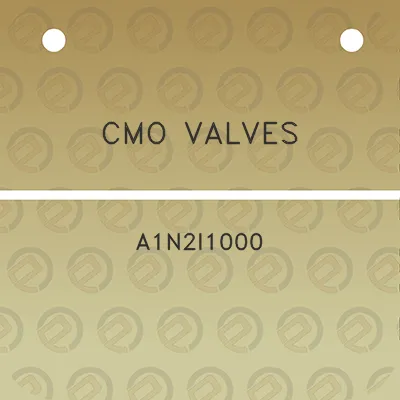 cmo-valves-a1n2i1000