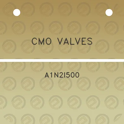 cmo-valves-a1n2i500