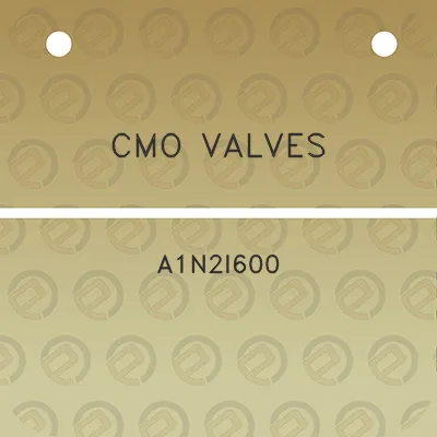 cmo-valves-a1n2i600