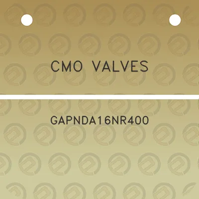 cmo-valves-gapnda16nr400