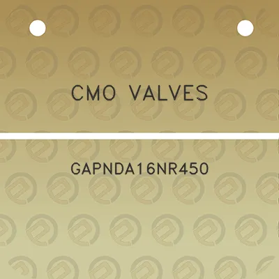 cmo-valves-gapnda16nr450