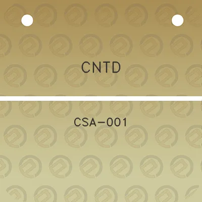 cntd-csa-001