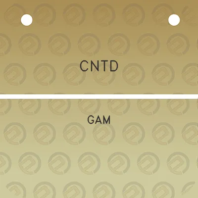 cntd-gam