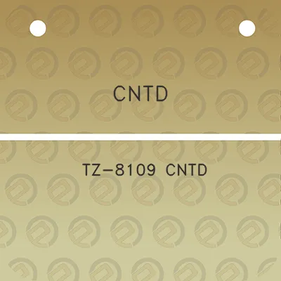 cntd-tz-8109-cntd