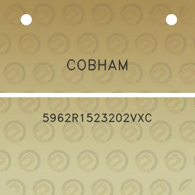 cobham-5962r1523202vxc