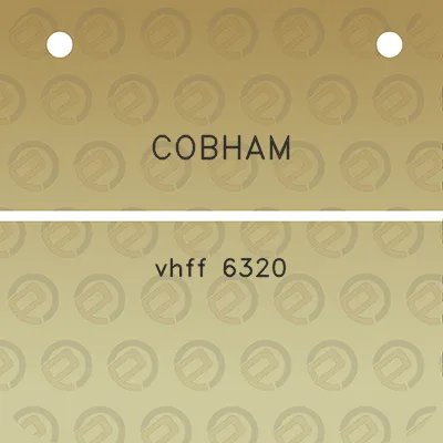 cobham-vhff-6320