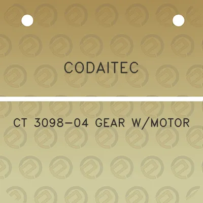 codaitec-ct-3098-04-gear-wmotor