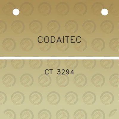 codaitec-ct-3294