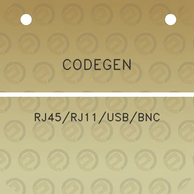 codegen-rj45rj11usbbnc