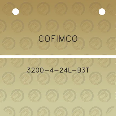 cofimco-3200-4-24l-b3t