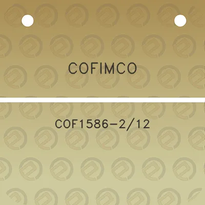 cofimco-cof1586-212