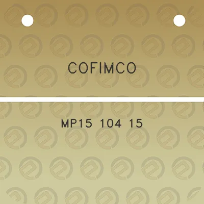 cofimco-mp15-104-15