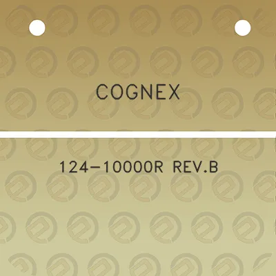 cognex-124-10000r-revb