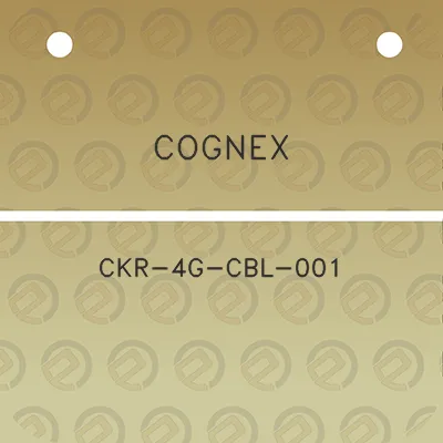 cognex-ckr-4g-cbl-001