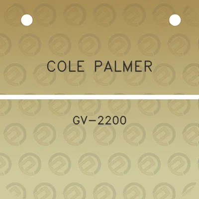 cole-palmer-gv-2200