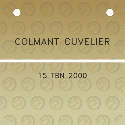 colmant-cuvelier-15-tbn-2000