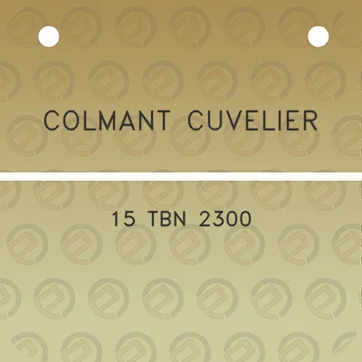 colmant-cuvelier-15-tbn-2300