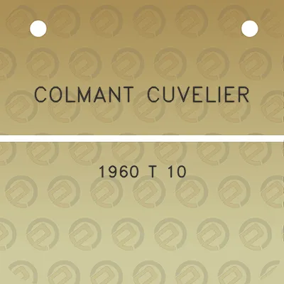 colmant-cuvelier-1960-t-10