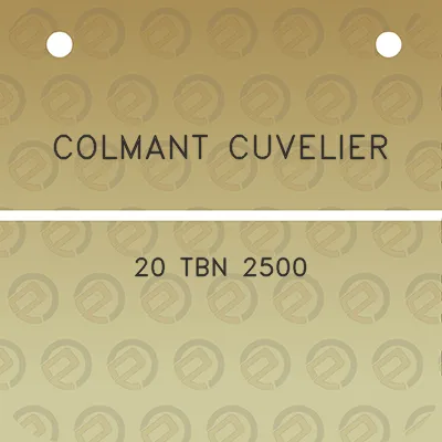 colmant-cuvelier-20-tbn-2500