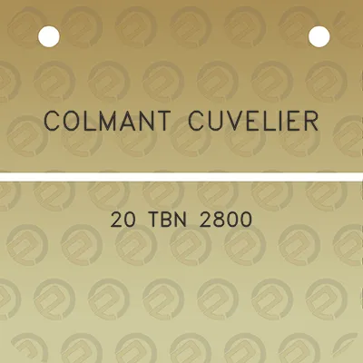 colmant-cuvelier-20-tbn-2800