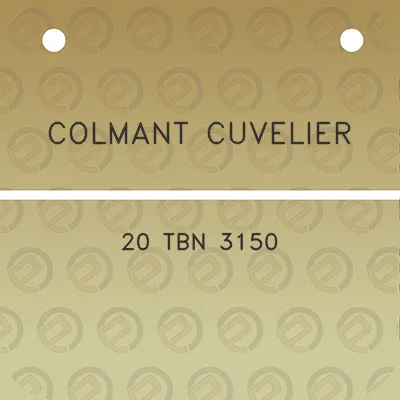 colmant-cuvelier-20-tbn-3150