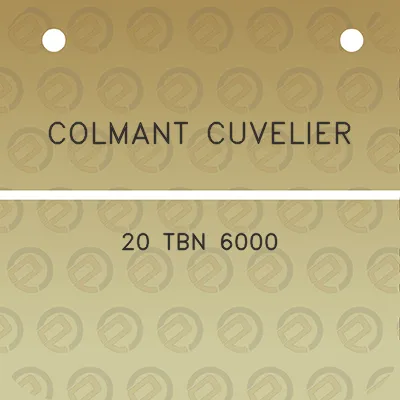 colmant-cuvelier-20-tbn-6000