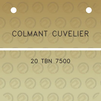 colmant-cuvelier-20-tbn-7500