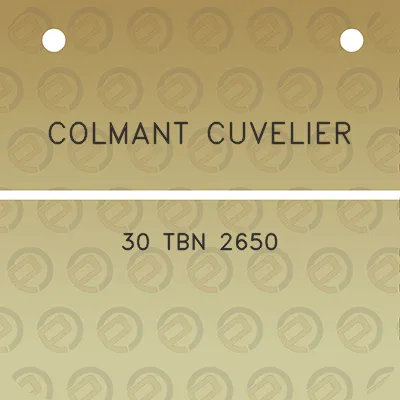 colmant-cuvelier-30-tbn-2650