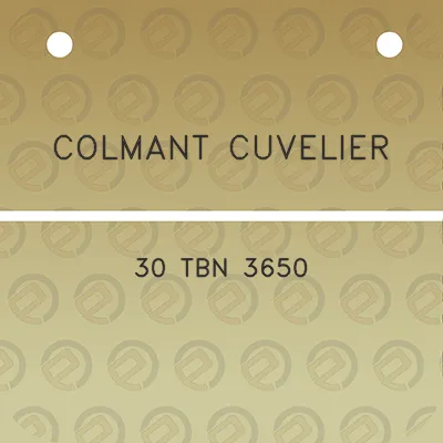 colmant-cuvelier-30-tbn-3650