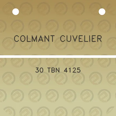 colmant-cuvelier-30-tbn-4125