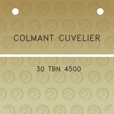 colmant-cuvelier-30-tbn-4500