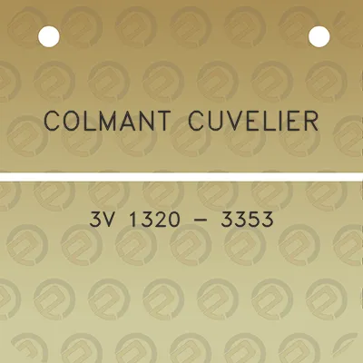 colmant-cuvelier-3v-1320-3353