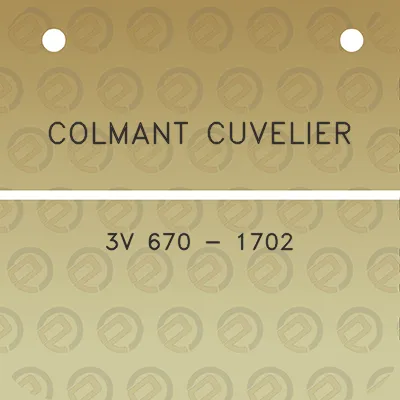 colmant-cuvelier-3v-670-1702