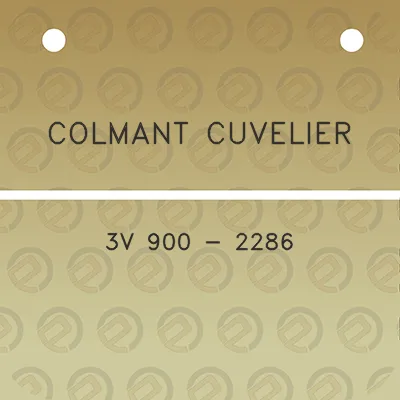 colmant-cuvelier-3v-900-2286