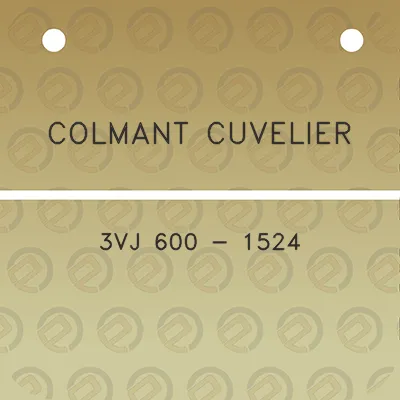 colmant-cuvelier-3vj-600-1524