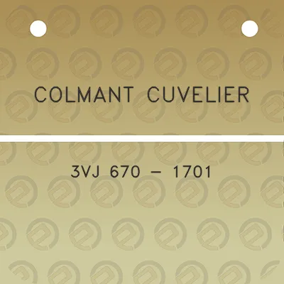 colmant-cuvelier-3vj-670-1701