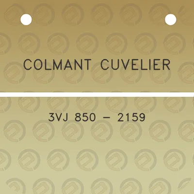 colmant-cuvelier-3vj-850-2159