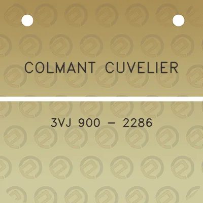 colmant-cuvelier-3vj-900-2286