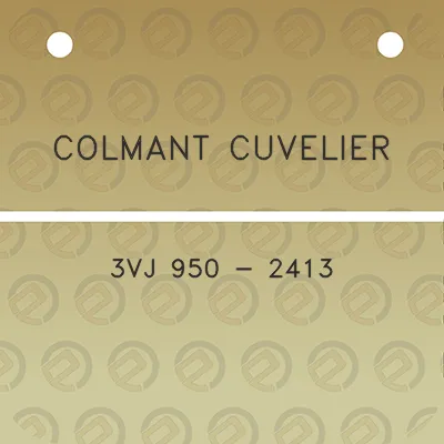 colmant-cuvelier-3vj-950-2413