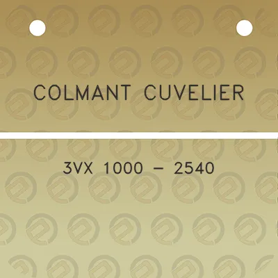 colmant-cuvelier-3vx-1000-2540