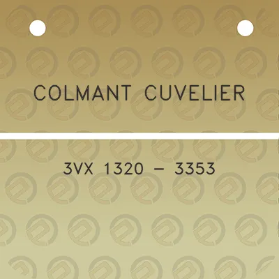 colmant-cuvelier-3vx-1320-3353