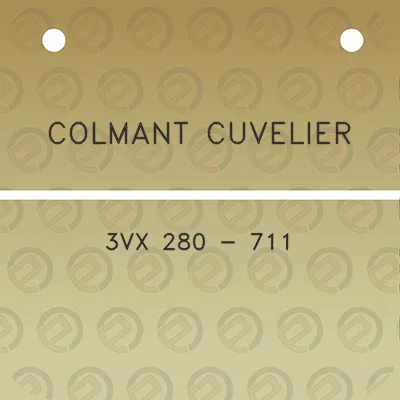 colmant-cuvelier-3vx-280-711