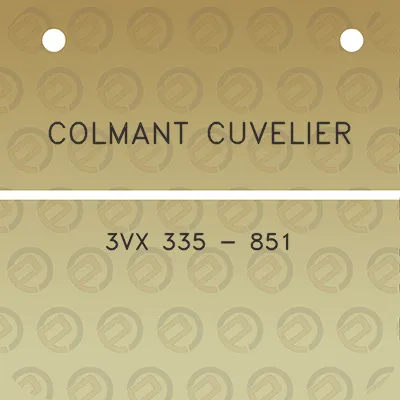 colmant-cuvelier-3vx-335-851