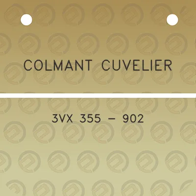 colmant-cuvelier-3vx-355-902