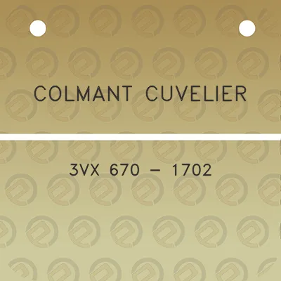 colmant-cuvelier-3vx-670-1702