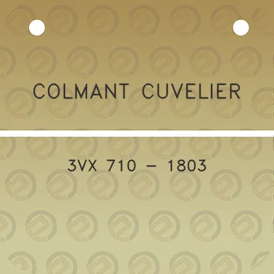 colmant-cuvelier-3vx-710-1803