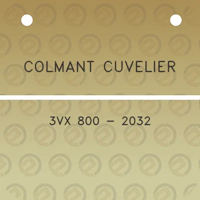 colmant-cuvelier-3vx-800-2032